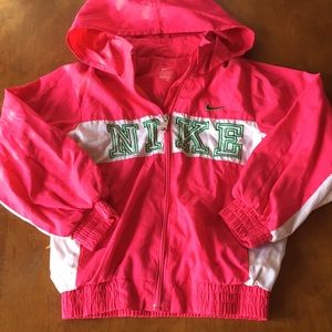 Girls Nike windbreaker size 6 pink
